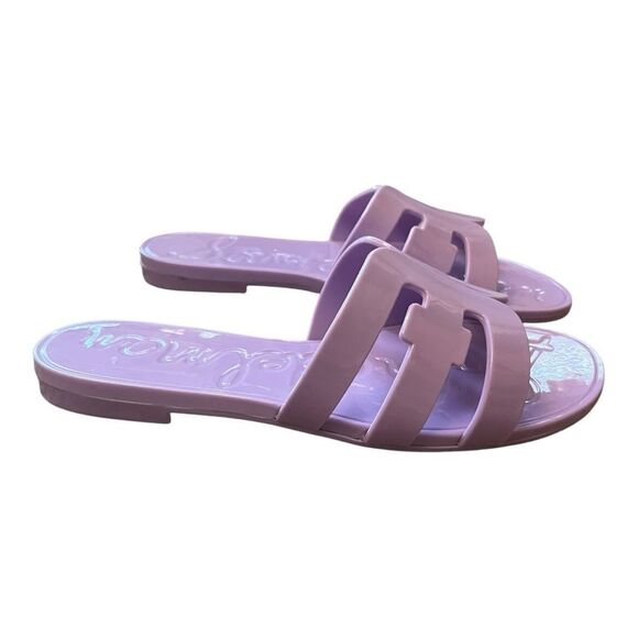 NWOB- Sam Edelman Lavender Slide Sandals - Picture 3 of 6
